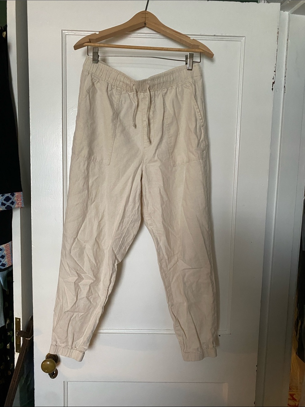 Madewell Women's Drawstring Jogger Pants - Cream